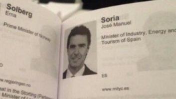 Este fue el CV que mandó Soria al Foro de Davos en 2014