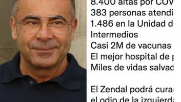 Jorge Javier se revuelve y contesta al PP de Madrid con pocas palabras y un "feliz semana"