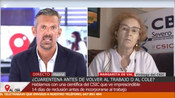 La viróloga Margarita del Val destaca una importante medida para la vuelta de las vacaciones