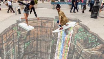 11 escenarios 3D hechos con tiza que te derretirán el cerebro