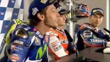 La bronca entre Rossi y Lorenzo en plena rueda de prensa: "Con 37 años tienes que ser educado"