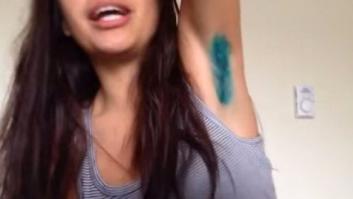 Colorearse el vello de las axilas: ¿Moda absurda o acto de rebeldía? (FOTOS, VÍDEO)