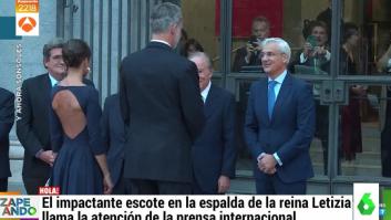 Un colaborador de 'Zapeando', al ver así a Letizia: "Está muy bien exfoliada, seca y suave"