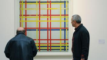 Un museo descubre que un cuadro de Mondrian llevaba décadas colgado al revés