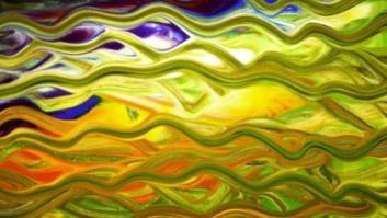 El artista turco que pinta el agua