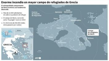 El ignominioso campo de Moria deja de existir, pero no por voluntad europea