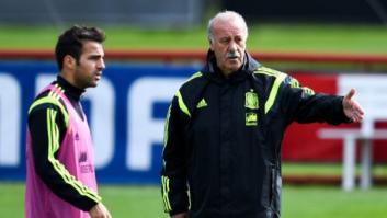 ¿Rifirrafe entre Del Bosque y Cesc?