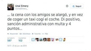 El entrenador del Sevilla admite en Twitter que le han 'cazado' conduciendo ebrio