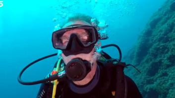 Informativos Telecinco publica las primeras imágenes de Fernando Simón buceando