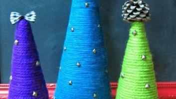 Cómo poner el árbol de Navidad, sin utilizar árbol de Navidad (FOTOS)