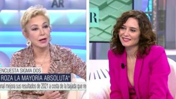 La afirmación de Ayuso sobre el Gobierno que ha hecho que salte hasta Ana Rosa: ella no cede