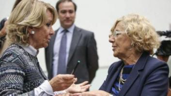 Carmena y Aguirre se enzarzan por aplausos de los activistas antidesahucios
