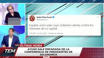 Le ponen a Ignacio Aguado este tuit de Díaz Ayuso delante y pega la gran rajada