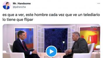 Estos 27 segundos de Sánchez con Ferreras están arrasando en Twitter
