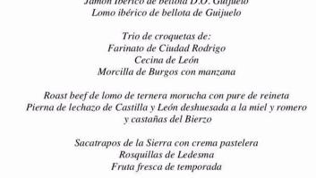 Este fue el menú para los asistentes a la Conferencia de Presidentes... y este para los periodistas
