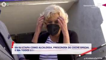 Carmena se lleva las manos a la cabeza al recordar una frase que le decía mucho la oposición