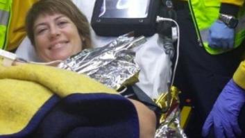 Una mujer da a luz en la M-30 con las instrucciones telefónicas del Samur