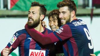 Luna y Enrich entrenan con normalidad con el Eibar tras el escándalo de su vídeo sexual