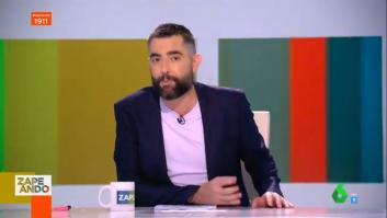 Dani Mateo no se muerde la lengua, se sale del guion y lo dice bien claro: "Menuda vergüenza"