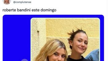 Manda por WhatsApp una foto con Rigoberta Bandini y la reacción de su abuela arrasa en Twitter