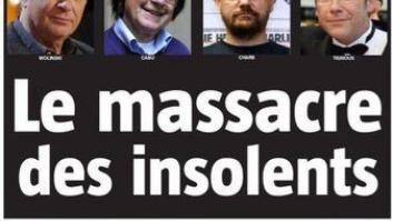 'Charlie Hebdo' caricaturiza a Erdogan en calzoncillos mientras levanta la túnica a una mujer musulmana