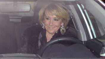 La Fiscalía considera una "falta" y no delito el incidente de tráfico de Esperanza Aguirre