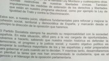 Abstención y no: las dos resoluciones que votará el Comité Federal del PSOE