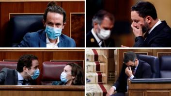Las imágenes del debate de la moción de Vox contra Sánchez