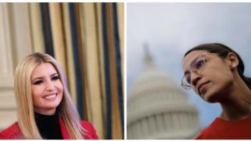 Ivanka Trump regresa... y se topa con Alexandria Ocasio-Cortez