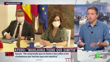 Errejón, sentado en el plató de 'Al Rojo Vivo', oye a Ayuso y estalla: "Me parece indecente"