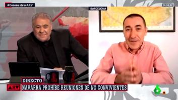 Ocurre en directo de 'Al Rojo Vivo' justo lo que ves en la foto: el comentario de Ferreras genera risas en plató