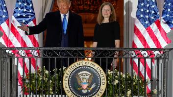 Trump logra colocar a Barrett en el Supremo a una semana de las elecciones