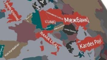 El mapa en 3-D que te dice qué le interesa a los internautas