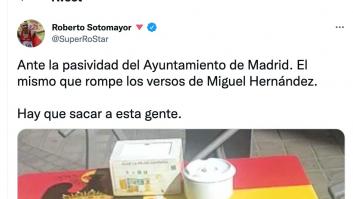 La polémica mesa de un bar de Madrid que ha provocado multitud de críticas en Twitter