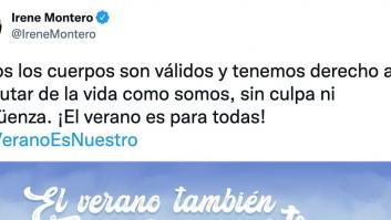 Irene Montero pone este tuit, se lía y la secretaria de Estado de Igualdad responde con firmeza