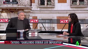 Ayuso le hace un comentario sobre La Sexta a Ferreras y éste responde con LA palabra