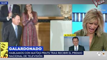 Matías Prats cuenta en 'Espejo Público' una desconocida anécdota con Felipe VI y Letizia