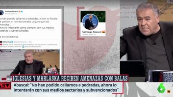 Abascal carga contra LaSexta en Twitter y Ferreras tarda 12 segundos en retratarle en directo