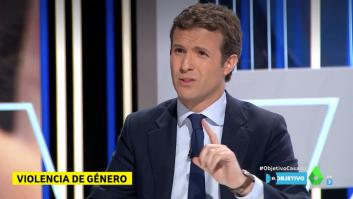 La esquiva respuesta de Pablo Casado a esta pregunta de Ana Pastor ('El Objetivo') sobre violencia de género