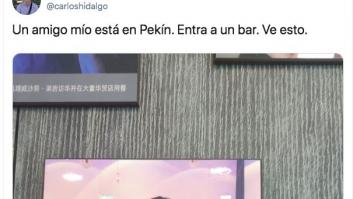 Sorpresa total en un restaurante de Pekín: una foto de quien menos esperas, colgada en la pared