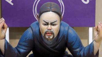 Pablo Iglesias y el 'pequeño Nicolás', protagonistas de la sátira fallera (FOTOS)