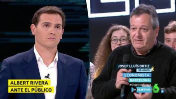 El controvertido comentario de Albert Rivera a un ciudadano que llevaba un lazo amarillo en 'El Objetivo'