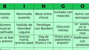 El Bingo de los Goya 2015: imprímelo y juega con tus amigos