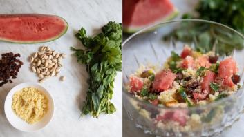 Recetas fáciles: ensalada de sandía y cuscús