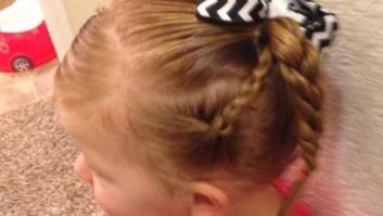 Este padre soltero no sabía hacerle la coleta a su hija, así que decidió aprender a peinar (FOTOS)