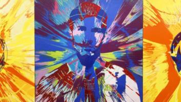 Damien Hirst pinta a Messi en un cuadro benéfico de casi medio millón de euros