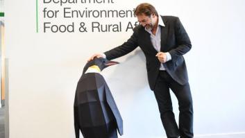 Javier Bardem lleva a Londres la campaña de Greenpeace para crear un Santuario Antártico