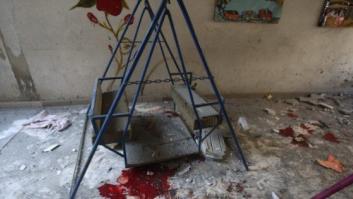 Mueren 6 niños en el bombardeo del régimen sirio a una guardería cerca de Damasco