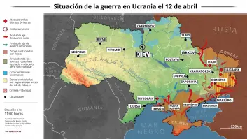 Putin asegura que no se detendrán hasta dominar el Donbás