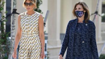 Melania Trump se convierte en protagonista en plena votación por este gesto